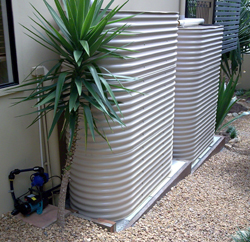 Slimline Water Tanks Installed in Brisbane