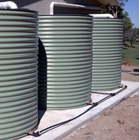 Water Tanks on a Concrete Base