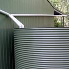 Water Tank Connected to Gutters