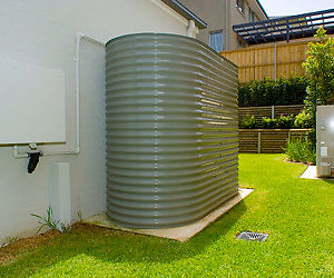 Colorbond Slimline Rainwater Tank